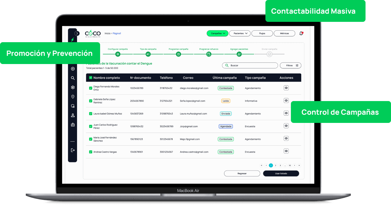 Mass outreach and campaign control