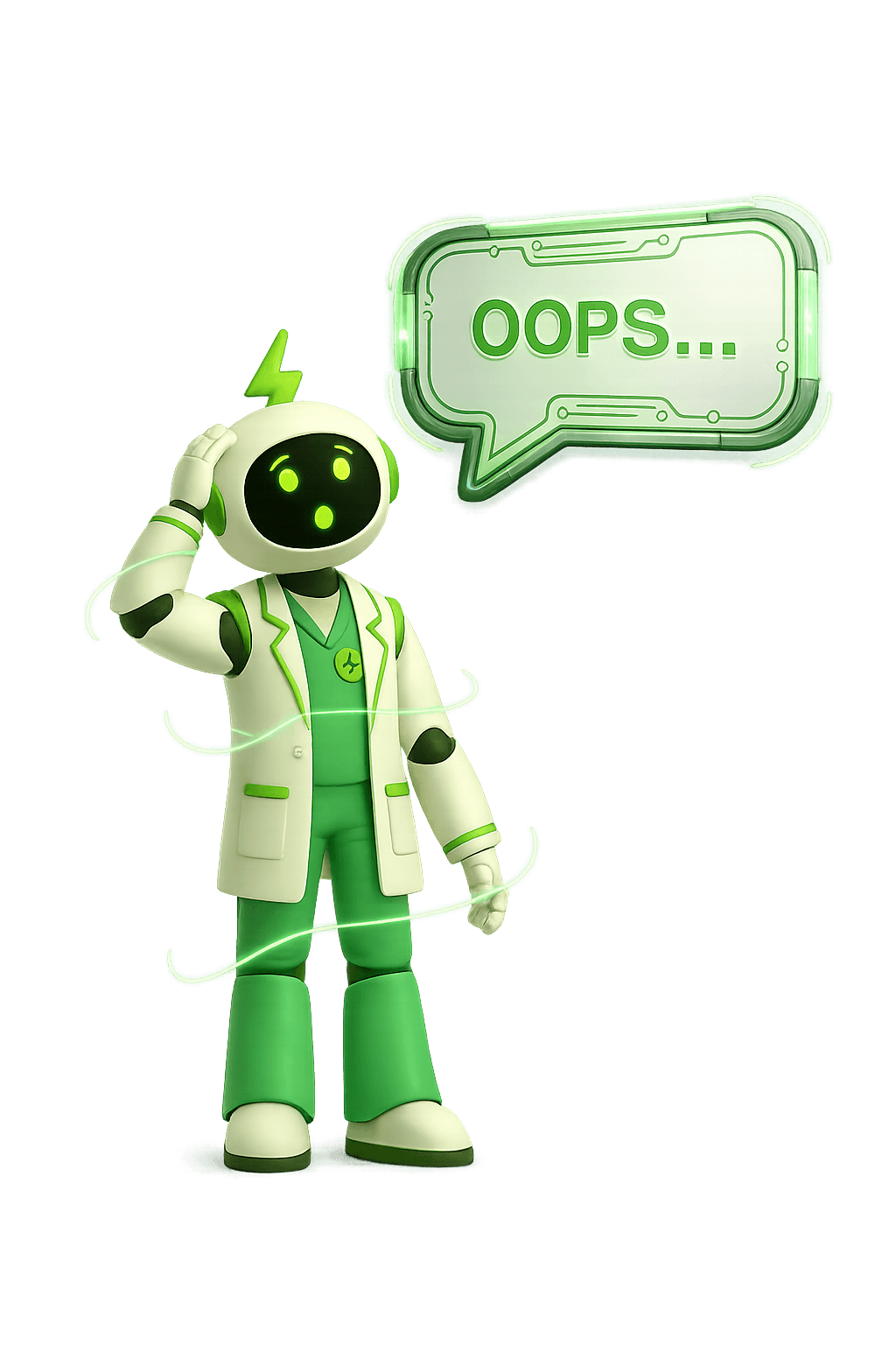 Confused Coco robot