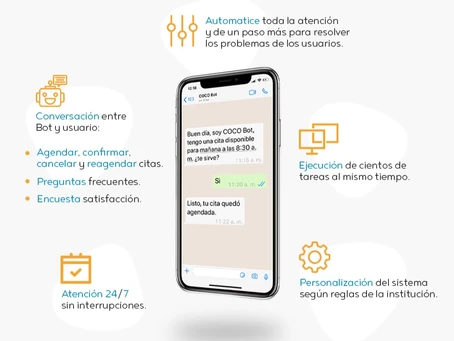 Read more about the article Ventajas de prestar un servicio automatizado con chatbots en el sector salud.